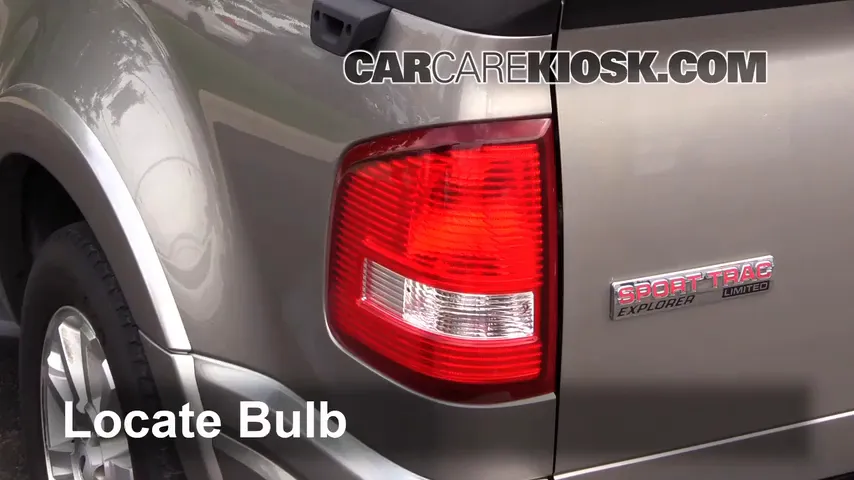 2009 Ford Explorer Sport Trac Limited 4.6L V8 Luces Luz de reversa (reemplazar foco)